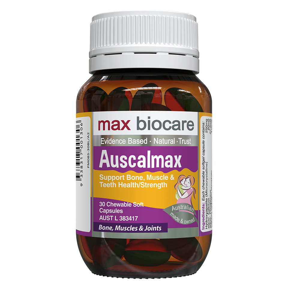 MAX BIOCARE Auscalmax 30 Chewable Soft Capsules MAX BIOCARE Auscalmax 30 Chewable Soft Capsules