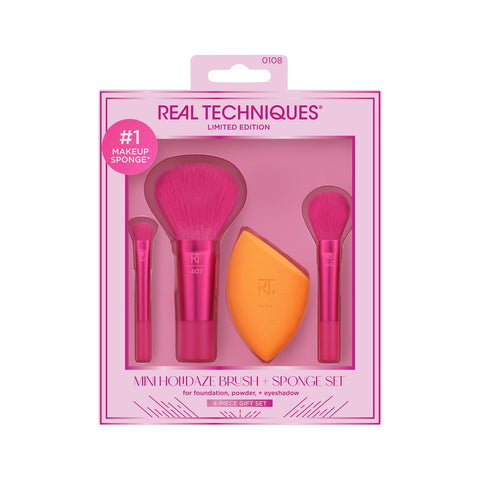 Real Techniques Mini Holidaze Brush + Sponge Set Real Techniques Mini Holidaze Brush + Sponge Set