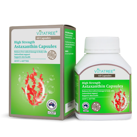 VITATREE High Strength Astaxanthin 60 Capsules VITATREE High Strength Astaxanthin 60 Capsules