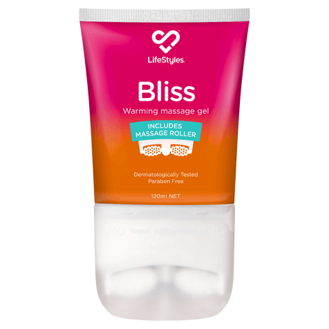 LifeStyles Bliss Warming Massage Roller Gel 120mL LifeStyles Bliss Warming Massage Roller Gel 120mL