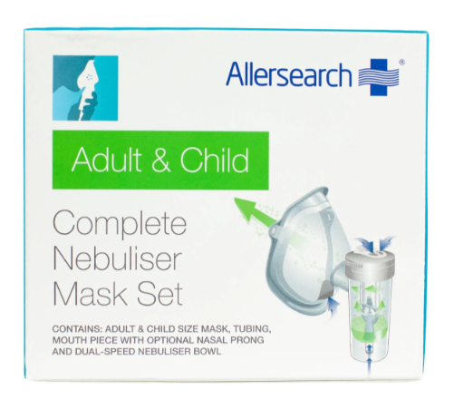 AllerSearch Complete Nebuliser Mask Set