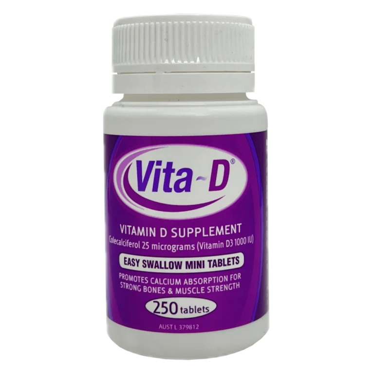 Vita-D Vitamin D3 1000IU Supplement 250 Tablets