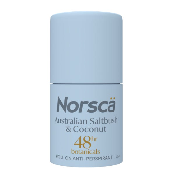 Norsca Botanicals Australian Saltbush & Coconut Roll On Anti-Perspirant 50mL