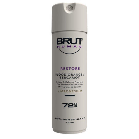 Brut Human Restore 72Hr Anti-Perspirant 130g Brut Human Restore 72Hr Anti-Perspirant 130g