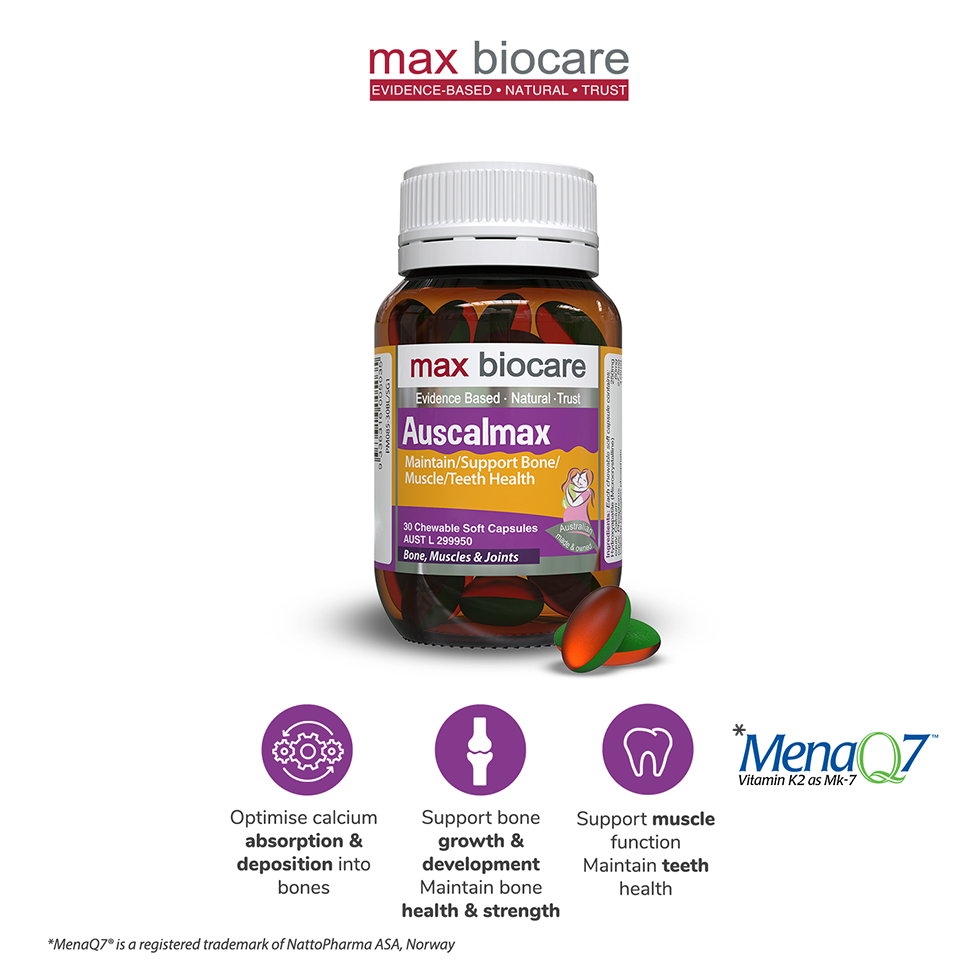 MAX BIOCARE Auscalmax 30 Chewable Soft Capsules MAX BIOCARE Auscalmax 30 Chewable Soft Capsules