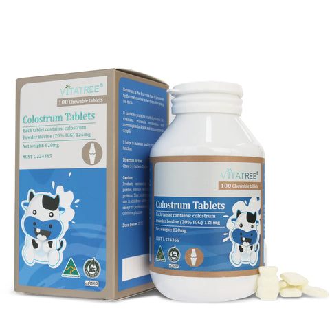 VITATREE Colostrum 820mg 000 Chewable Tablets VITATREE Colostrum 820mg 000 Chewable Tablets