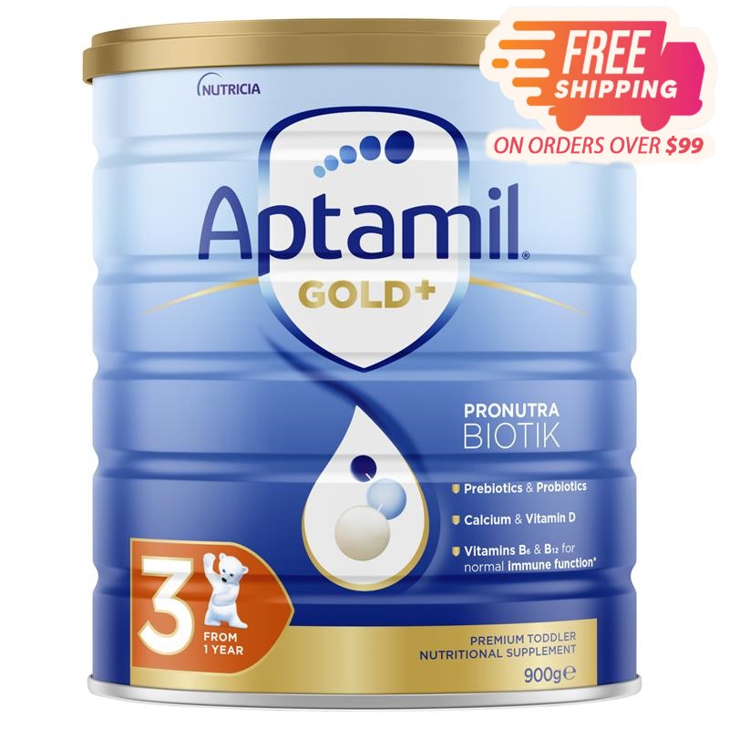 Aptamil Gold+ 3 Toddler Nutritional Supplement From 1 Year 900g Aptamil Gold+ 3 Toddler Nutritional Supplement From 1 Year 900g
