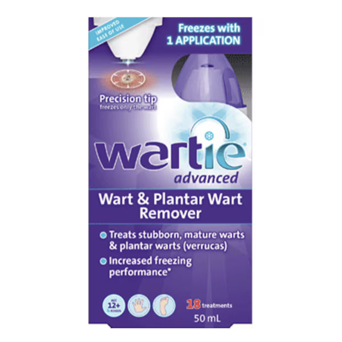 Wartie Advanced Wart & Plantar Wart Remover 50mL