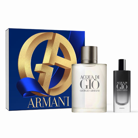 Giorgio Armani Aqua di Gio Eau De Toilette 100mL 2 Piece Set Giorgio Armani Aqua di Gio Eau De Toilette 100mL 2 Piece Set