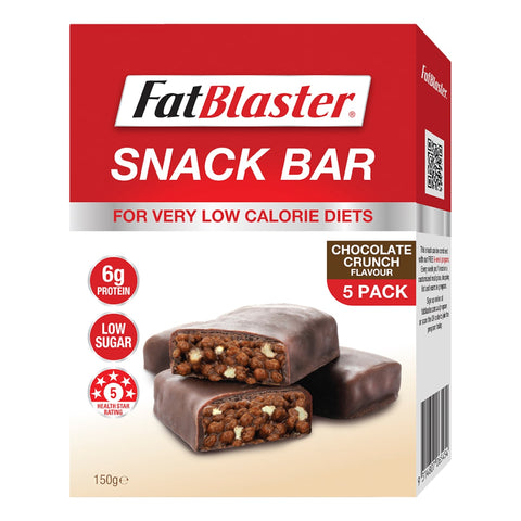 Naturopathica FatBlaster Snack Bar Chocolate Crunch 5 x 30g Naturopathica FatBlaster Snack Bar Chocolate Crunch 5 x 30g