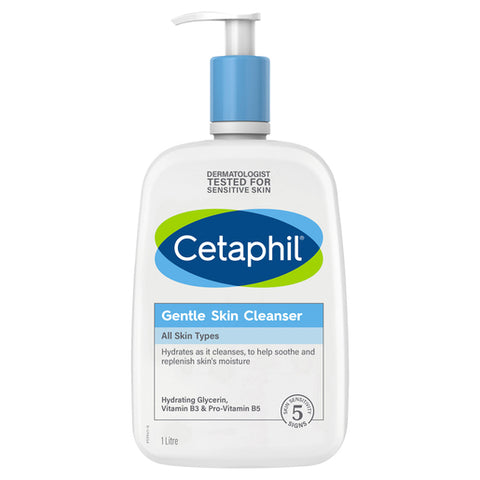Cetaphil Gentle Skin Cleanser for Face & Body 1 Litre Cetaphil Gentle Skin Cleanser for Face & Body 1 Litre