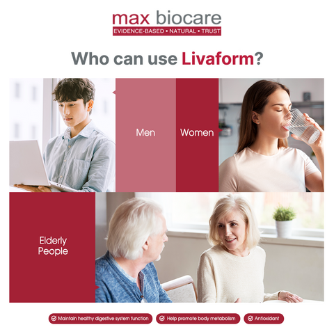 MAX BIOCARE LivaForm 60 Film Coated Tablets MAX BIOCARE LivaForm 60 Film Coated Tablets