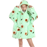 Hoodie Blanket Reversible for Kids - One Size Fits All