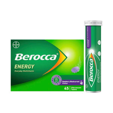 Berocca Energy Raspberry Blackcurrant 45 Packs Berocca Energy Raspberry Blackcurrant 45 Packs