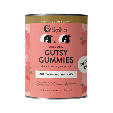 Nutra Organics Gutsy Gummies Mixed Berry 150g - Limited Edition Nutra Organics Gutsy Gummies Mixed Berry 150g - Limited Edition