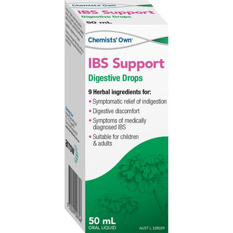 Chemists’ Own IBS Support Digestive Drops 50mL Chemists’ Own IBS Support Digestive Drops 50mL