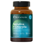 BioGenesis Organic Spirulina & Chlorella with Marine Minerals Tablets