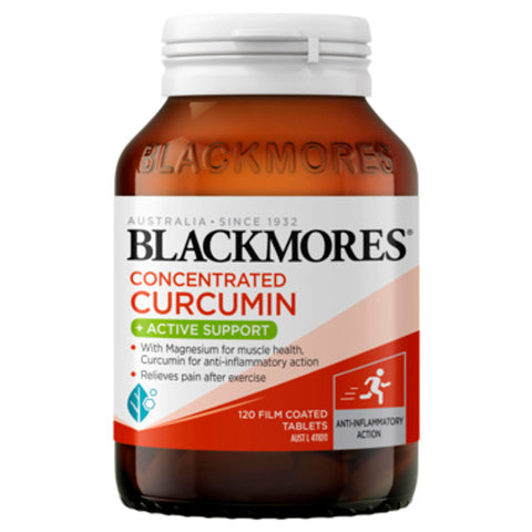 Blackmores Concentrated Curcumin + Active Support 120 Tablets Blackmores Concentrated Curcumin + Active Support 120 Tablets