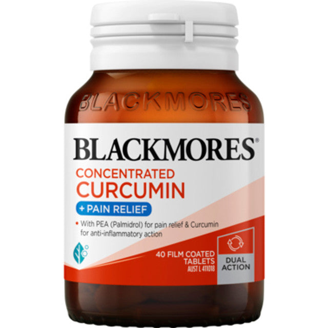 Blackmores Concentrated Curcumin + Pain Relief 40 Tablets