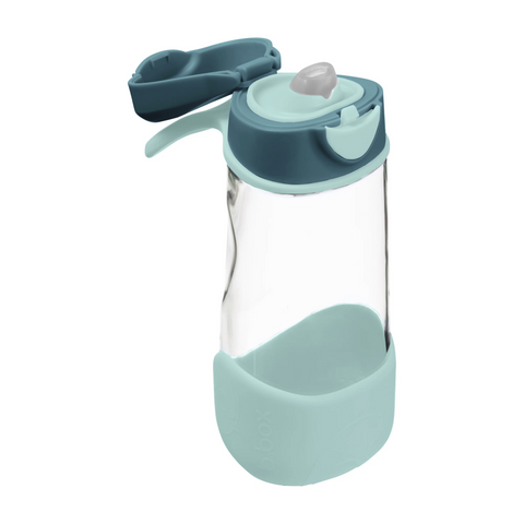 B.Box Sports Spout Bottle - 450mL Emerald Forest B.Box Sports Spout Bottle - 450mL Emerald Forest