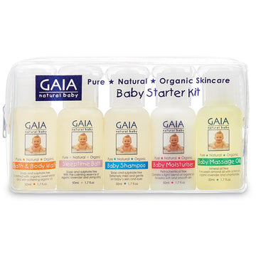 Gaia Natural Baby Starter Kit Travel 5 x 50mL Gaia Natural Baby Starter Kit Travel 5 x 50mL