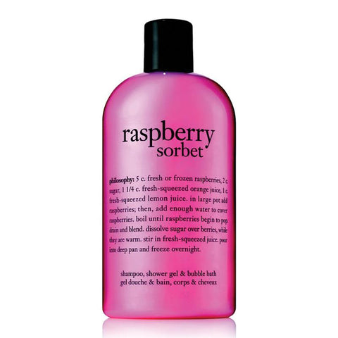 Philosophy Raspberry Sorbet Shampoo Bath And Shower Gel 480mL Philosophy Raspberry Sorbet Shampoo Bath And Shower Gel 480mL