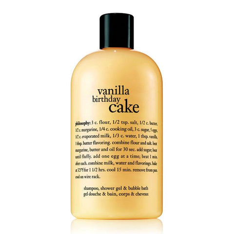 Philosophy Vanilla Birthday Cake Shampoo Bath And Shower Gel 480mL Philosophy Vanilla Birthday Cake Shampoo Bath And Shower Gel 480mL