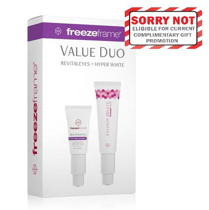 FreezeFrame Value Duo - Revitaleyes 15mL + Hyper White 30mL FreezeFrame Value Duo - Revitaleyes 15mL + Hyper White 30mL