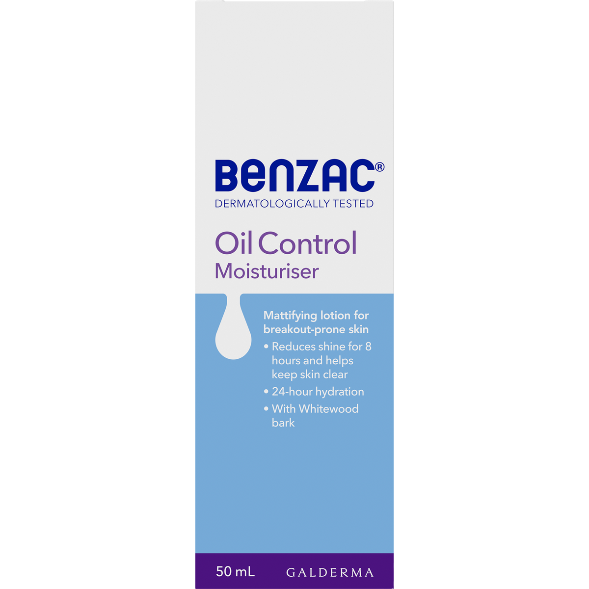 Benzac Oil Control Moisturiser 50mL