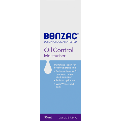 Benzac Oil Control Moisturiser 50mL Benzac Oil Control Moisturiser 50mL