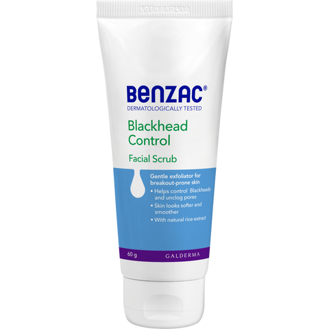 Benzac Blackhead Control Facial Scrub 60g Benzac Blackhead Control Facial Scrub 60g