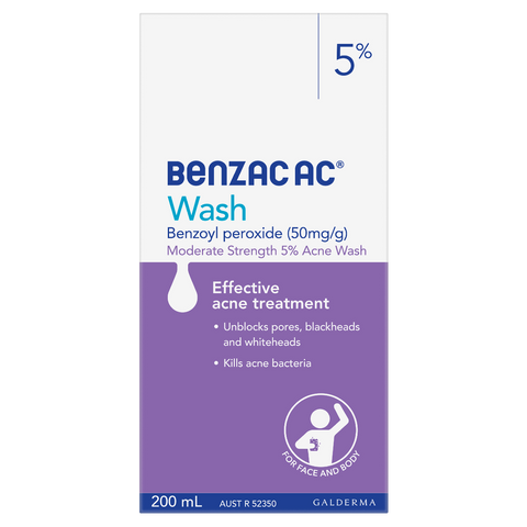 Benzac AC Wash 5% 200mL Benzac AC Wash 5% 200mL