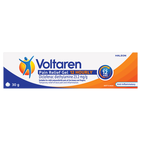 Voltaren Pain Relief Gel 12 Hourly 30g Voltaren Pain Relief Gel 12 Hourly 30g