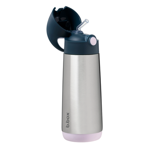 B.Box Insulated Drink Bottle - 500mL Indigo Rose B.Box Insulated Drink Bottle - 500mL Indigo Rose