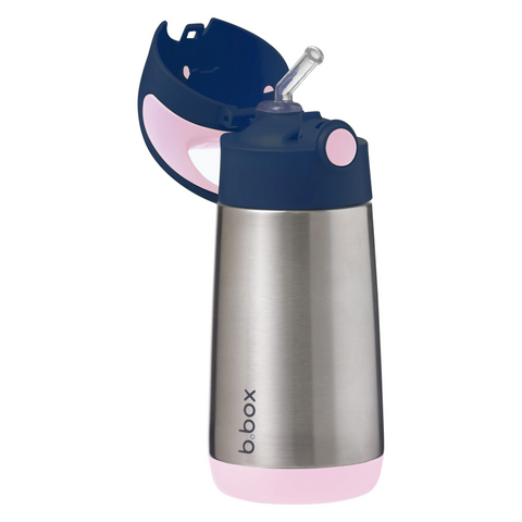 B.Box Insulated Drink Bottle - 350mL Indigo Rose B.Box Insulated Drink Bottle - 350mL Indigo Rose