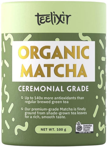 Teelixir Organic Ceremonial Grade Matcha 100g Teelixir Organic Ceremonial Grade Matcha 100g