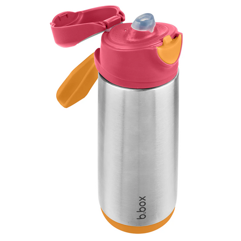 B.Box Insulated Spout Bottle - 500mL Strawberry Shake B.Box Insulated Spout Bottle - 500mL Strawberry Shake
