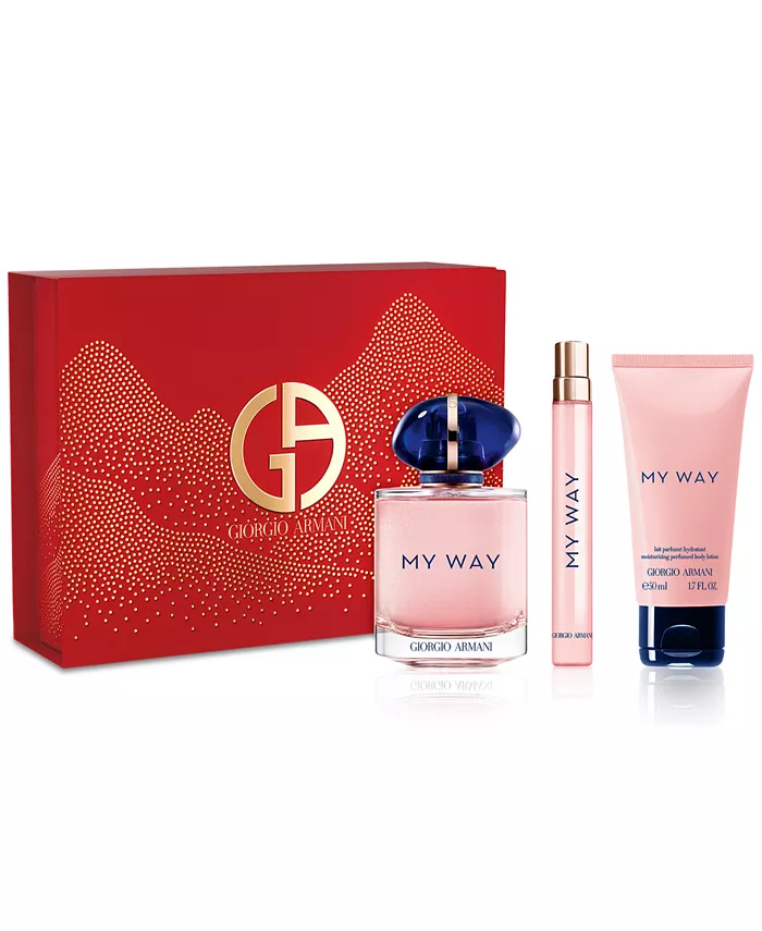 Giorgio Armani My Way Eau De Parfum 90mL 3 Piece Set