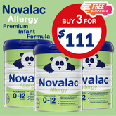 Novalac Allergy Premium Infant Formula 3 x 800g - Special Bundle (Expiry 06/2026)