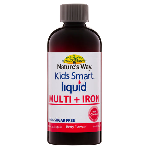 Nature's Way Kids Smart Liquid Multi + Iron 200mL Nature's Way Kids Smart Liquid Multi + Iron 200mL