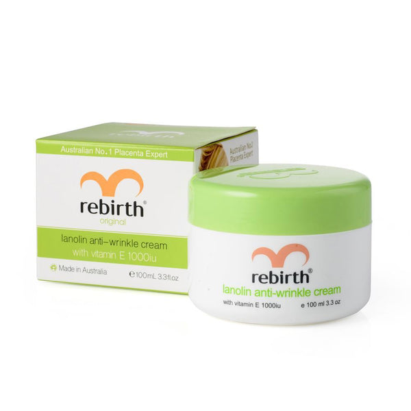 Rebirth Lanolin & Vitamin E Anti-Wrinkle Cream 100g
