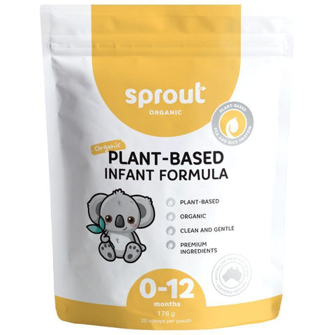 Sprout Organic Plant-Based Infant Formula 0-12 Months Mini Pouch 176g Sprout Organic Plant-Based Infant Formula 0-12 Months Mini Pouch 176g