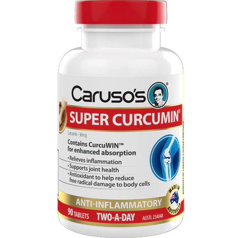 Caruso's Natural Health Super Curcumin 90 Tablets Caruso's Natural Health Super Curcumin 90 Tablets