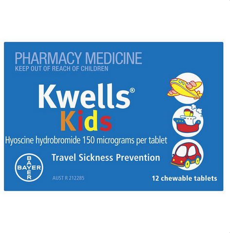 Kwells Kids Travel Sickness 12 Chewable Tablets (Limit ONE per Order) Kwells Kids Travel Sickness 12 Chewable Tablets (Limit ONE per Order)