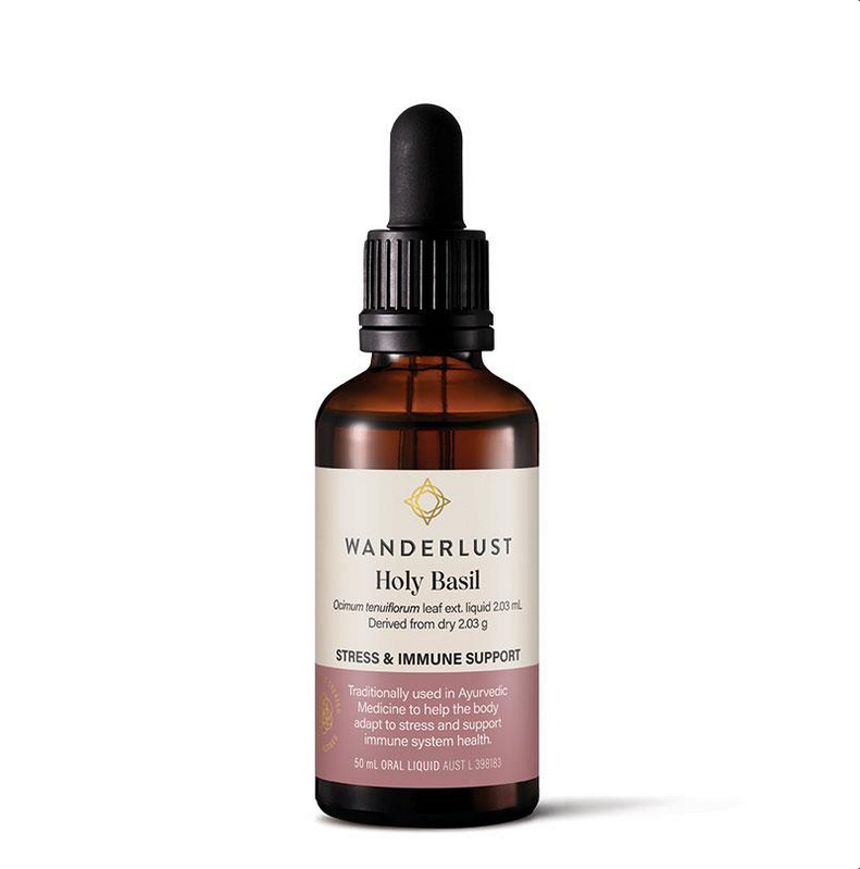 Wanderlust Holy Basil Drops 50mL