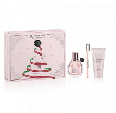 Viktor & Rolf Flowerbomb Eau De Parfum 50mL 3 Piece Gift Set Viktor & Rolf Flowerbomb Eau De Parfum 50mL 3 Piece Gift Set