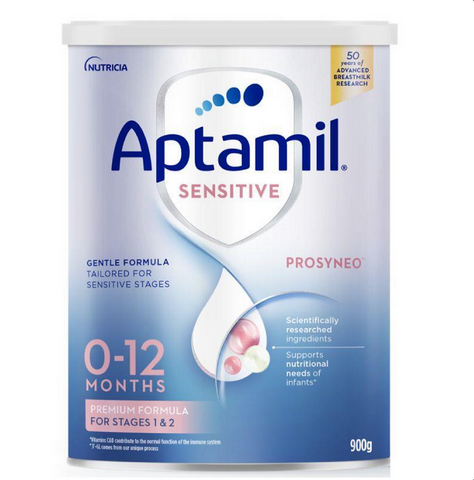 Aptamil Prosyneo Sensitive 0 - 12 Months 900g Aptamil Prosyneo Sensitive 0 - 12 Months 900g