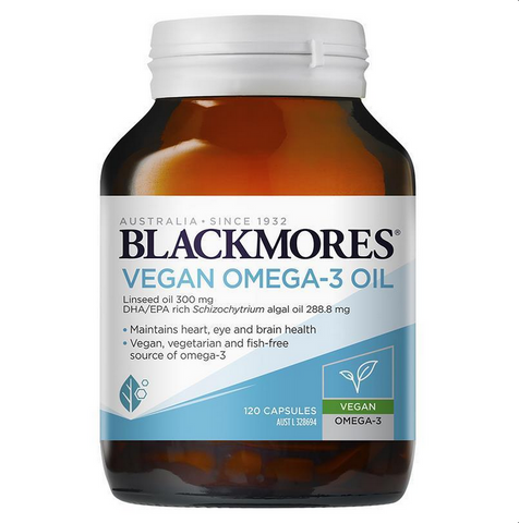 Blackmores Vegan Omega-3 Oil 120 Capsules Blackmores Vegan Omega-3 Oil 120 Capsules