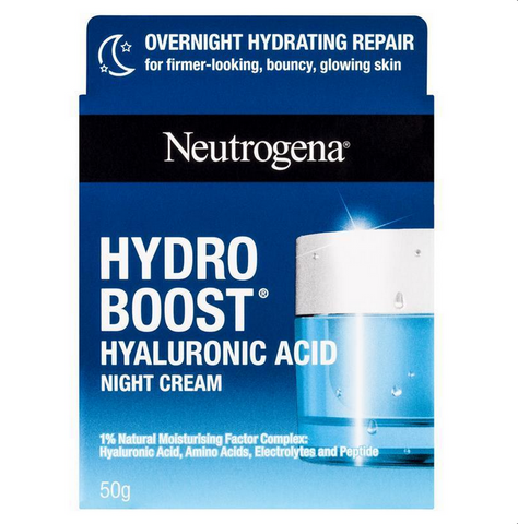 Neutrogena Hydro Boost Hyaluronic Acid Night Cream 50g Neutrogena Hydro Boost Hyaluronic Acid Night Cream 50g