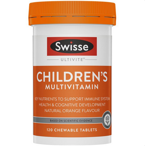 Swisse Children's Ultivite Multivitamin 120 Chewable Tablets Swisse Children's Ultivite Multivitamin 120 Chewable Tablets